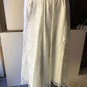 Full Length Lace Skirt